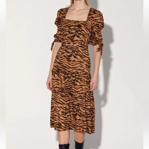Walter Baker Yosline Wild Cat Print Dress
